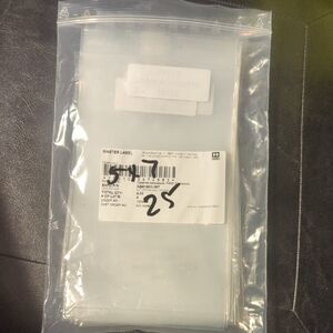 Pre-labled Clear Plastic Bags 5x7